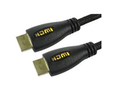 1m HDMI Cable with Yellow LED Illuminated Connectors
