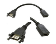 0.2m High Speed with Ethernet HDMI Stub F-F