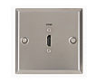 HDMI Wallplate - Steel Finish with Rear HDMI Connector