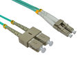 LC - SC 50/125 OM3 Fibre Optic Patch Cable 0.5m