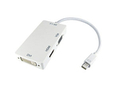 Mini DisplayPort to HDMI, DVI, VGA Leaded Adapter