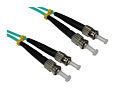 0.5m ST-ST OM3 Fibre Optic Network Cable