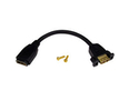 0.2m High Speed with Ethernet HDMI Stub F-F