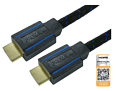 Premium Certified 18Gbps HDMI Cable 1.8m Black Supports HDMI 2.0 HDCP 2.2 HDR