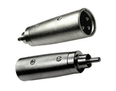 RCA (M) to XLR (M) Adapter, Gold Pins