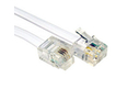 3m RJ11 to RJ11 Modem Cable - White