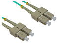 SC -SC 50/125 OM3 Fibre Optic Patch Cable 0.5m