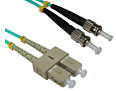 ST -SC 50/125 OM3 Fibre Optic Patch Cable 5m