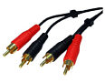 Twin RCA to RCA Audio Cable 3m