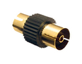TV Cable Coupler - Black