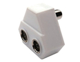 TV Coax 2 Port Splitter
