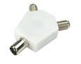 TV Coax to 2x F-Connector Splitter