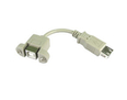 USB B Panel mount stub
