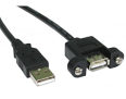 usb-panel-mount-cable-a-male-to-a-female-0.5m