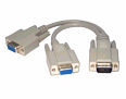 VGA Y Splitter Cable 1 PC to 2 Monitors