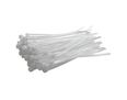 200mm x 4.8mm White Cable Ties - 100 Pack